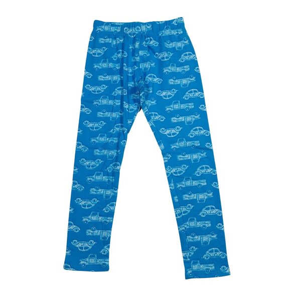 Dot Dot Smile White Blue Vintage Cars Trucks Bug VW Legging Size Toddler 2T - Picture 2 of 7